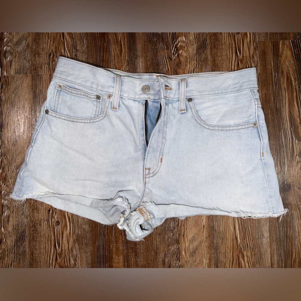 J Crew Light Blue Denim Cutoff Shorts - Women's Classic Relaxed